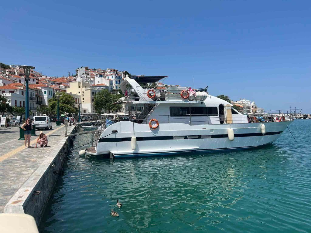 Private yacht rental Skiathos – 19m yacht for 50 guests and events