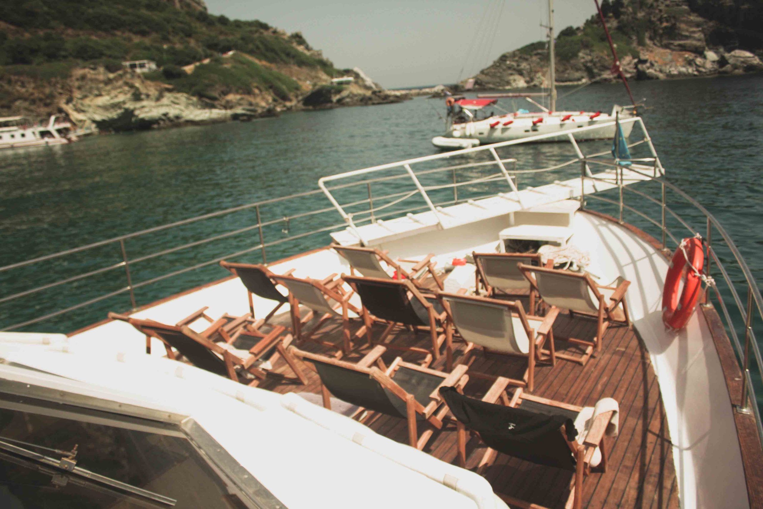 Private Mamma Mia Cruise Skiathos on board Harris and Konstantinos