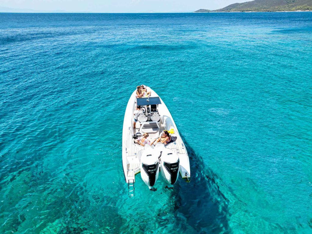 Private boat rental Skiathos, day cruise